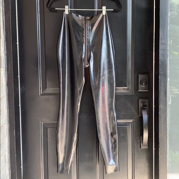 POLYMORPHE Latex leggings - Picture 3 of 12